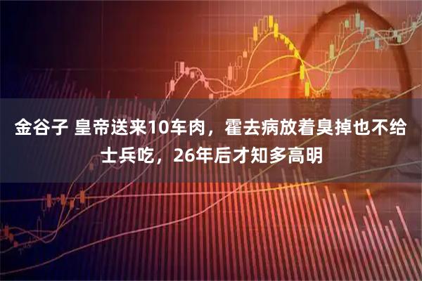 金谷子 皇帝送来10车肉，霍去病放着臭掉也不给士兵吃，26年后才知多高明