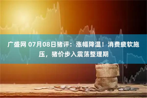 广盛网 07月08日猪评:涨幅降温!消费疲软施压,猪价步入震荡整理期